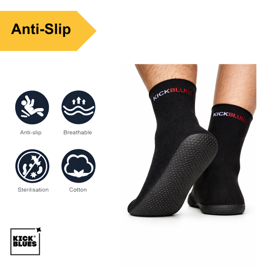 Temple Socks for Men & Women | Anti-Slip Comfort | Kickblues
