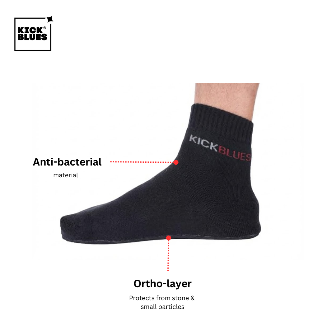 Temple Socks for Men & Women | Anti-Slip Comfort | Kickblues